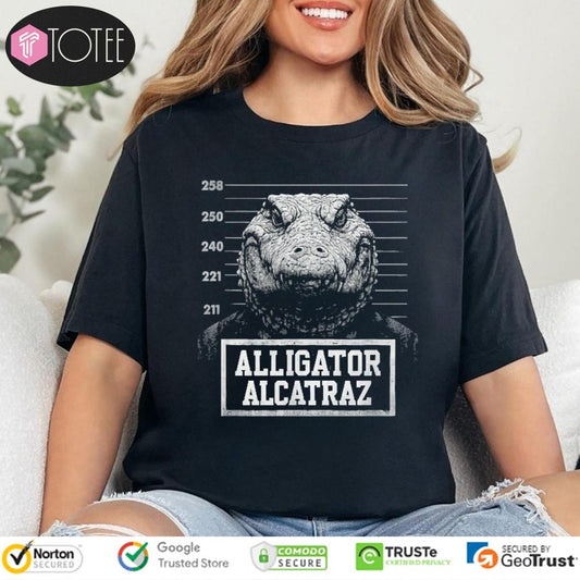 Alligator Alcatraz Florida Everglades Mugshot T-shirt