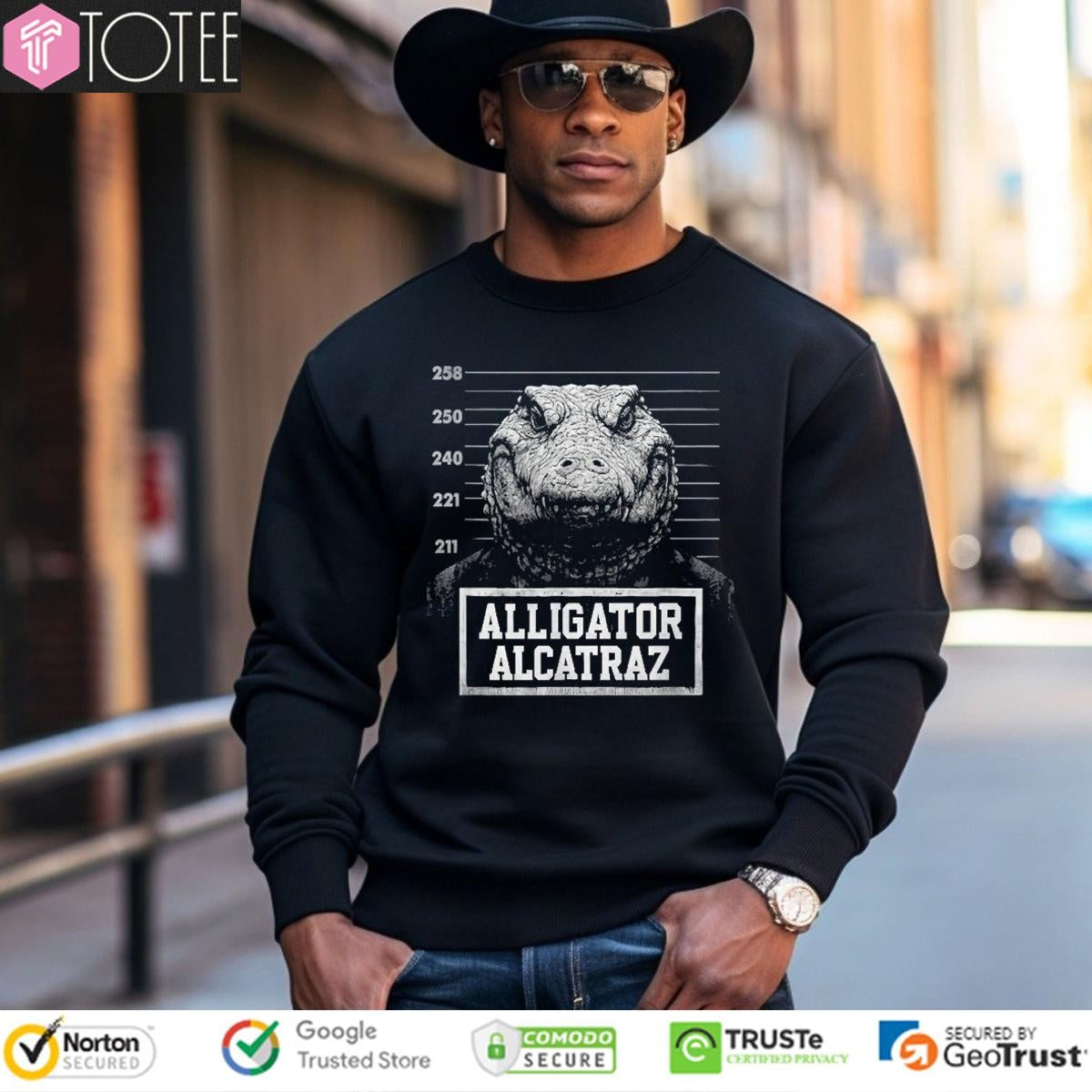 Alligator Alcatraz Florida Everglades Mugshot T-shirt