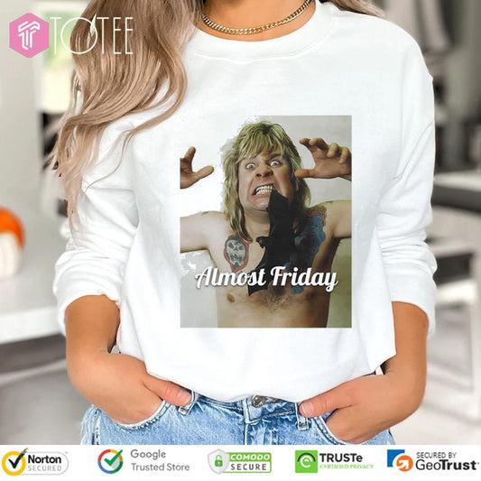 Almost Friday Ozzy Osbourne Bat T-shirt
