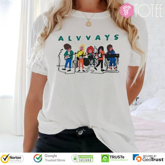 Alvvays Band Drawing T-shirt