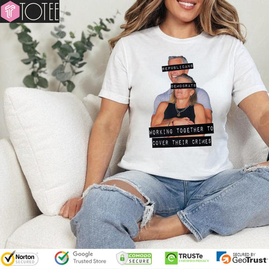 Andy Byron Working Together To Cover Their Crimes Meme T-shirt