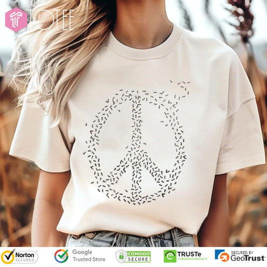Annihilation Ants Peace Sign T-shirt