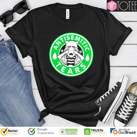 Antisemitic Liberal Tears Starbucks Logo T-shirt