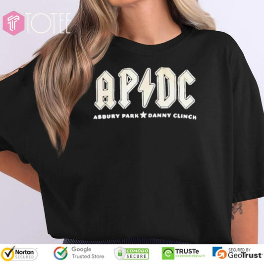 Ap Dc Asbury Park Danny Clinch Parody Acdc T-shirt