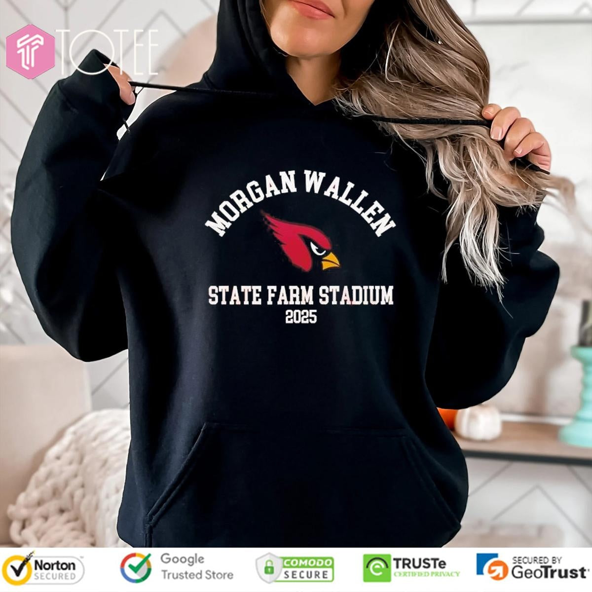 Arizona Cardinals X Morgan Wallen Im The Problem Tour 2025 Hoodie