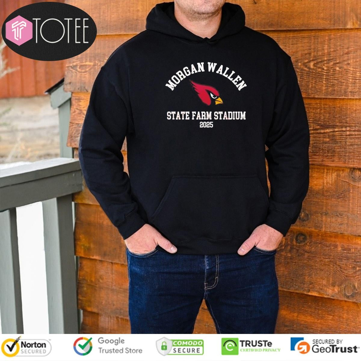 Arizona Cardinals X Morgan Wallen Im The Problem Tour 2025 Hoodie