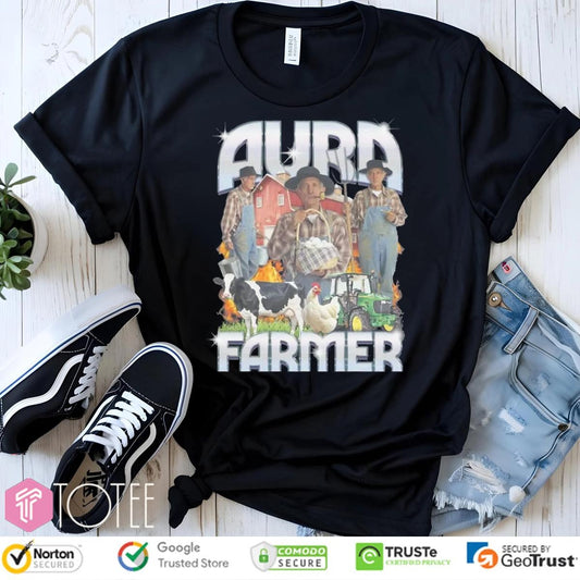 Aura Farmer Bootleg Rap T-shirt