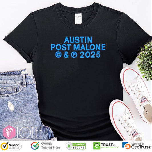 Austin Post Malone C & P 2025 T-shirt