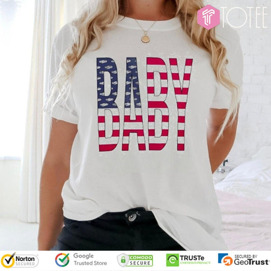 Baby Usa American Flag T-shirt