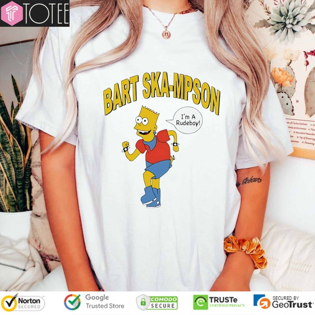 Bart Skampson Im A Rudeboy Bart Simpson T-shirt