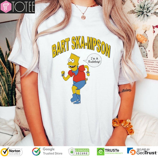 Bart Skampson Im A Rudeboy Bart Simpson T-shirt
