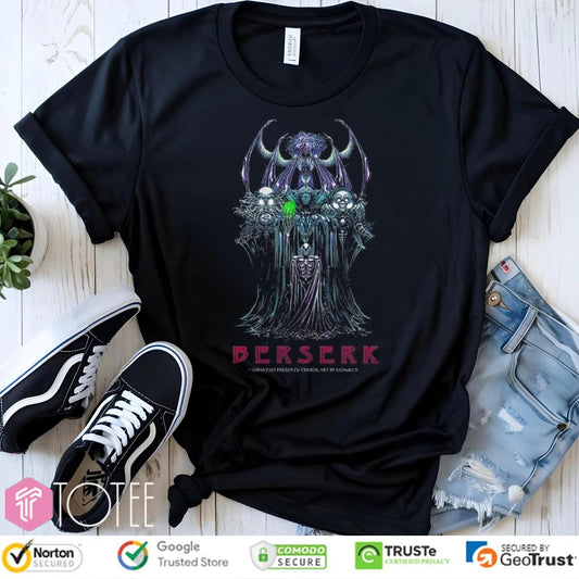Berserk Dark Lords Gothic Anime Graphic T-shirt