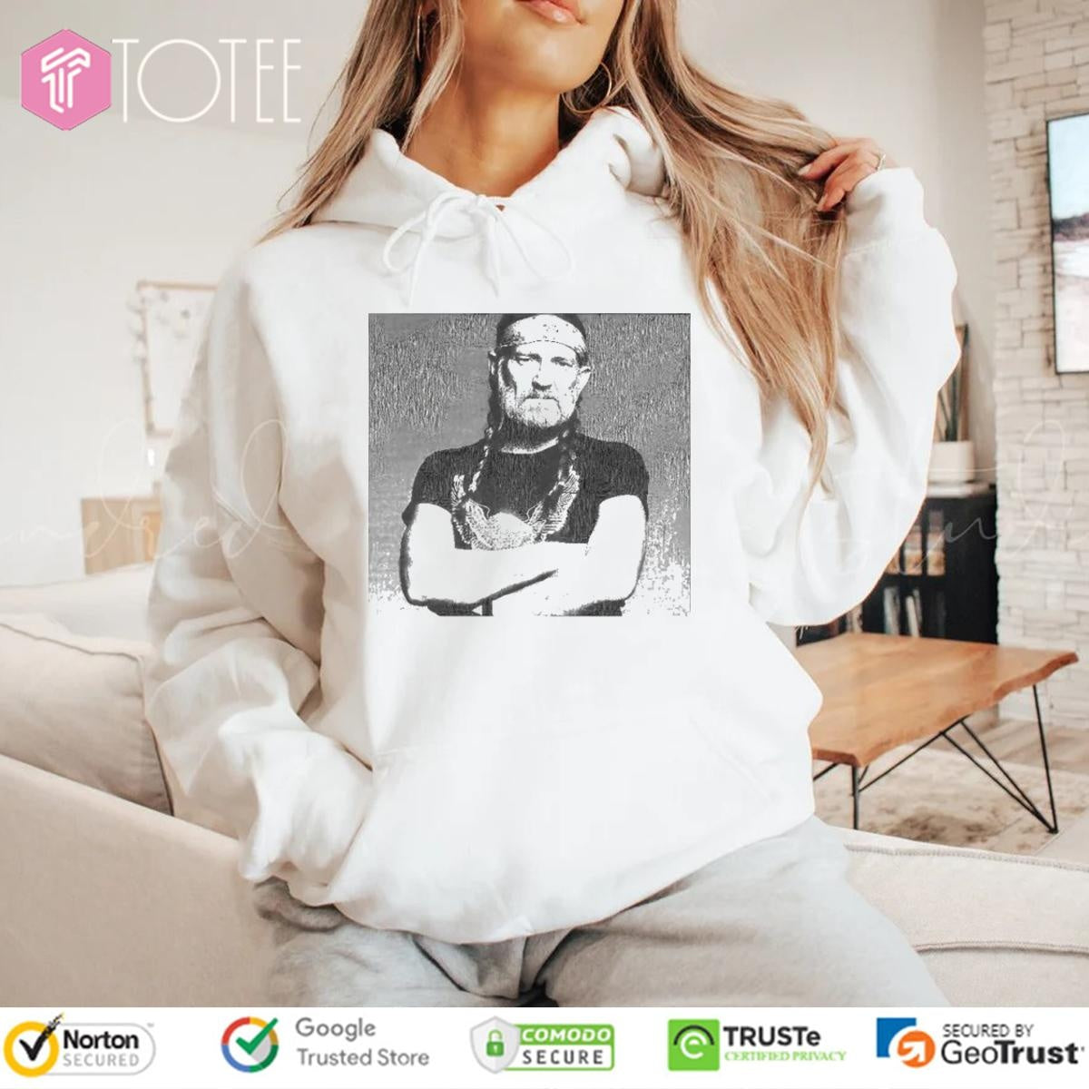 Beyonce Willie Nelson Portrait T-shirt