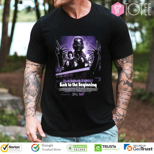 Black Sabbath Ghost Back To The Beginning Show 2025 T-shirt