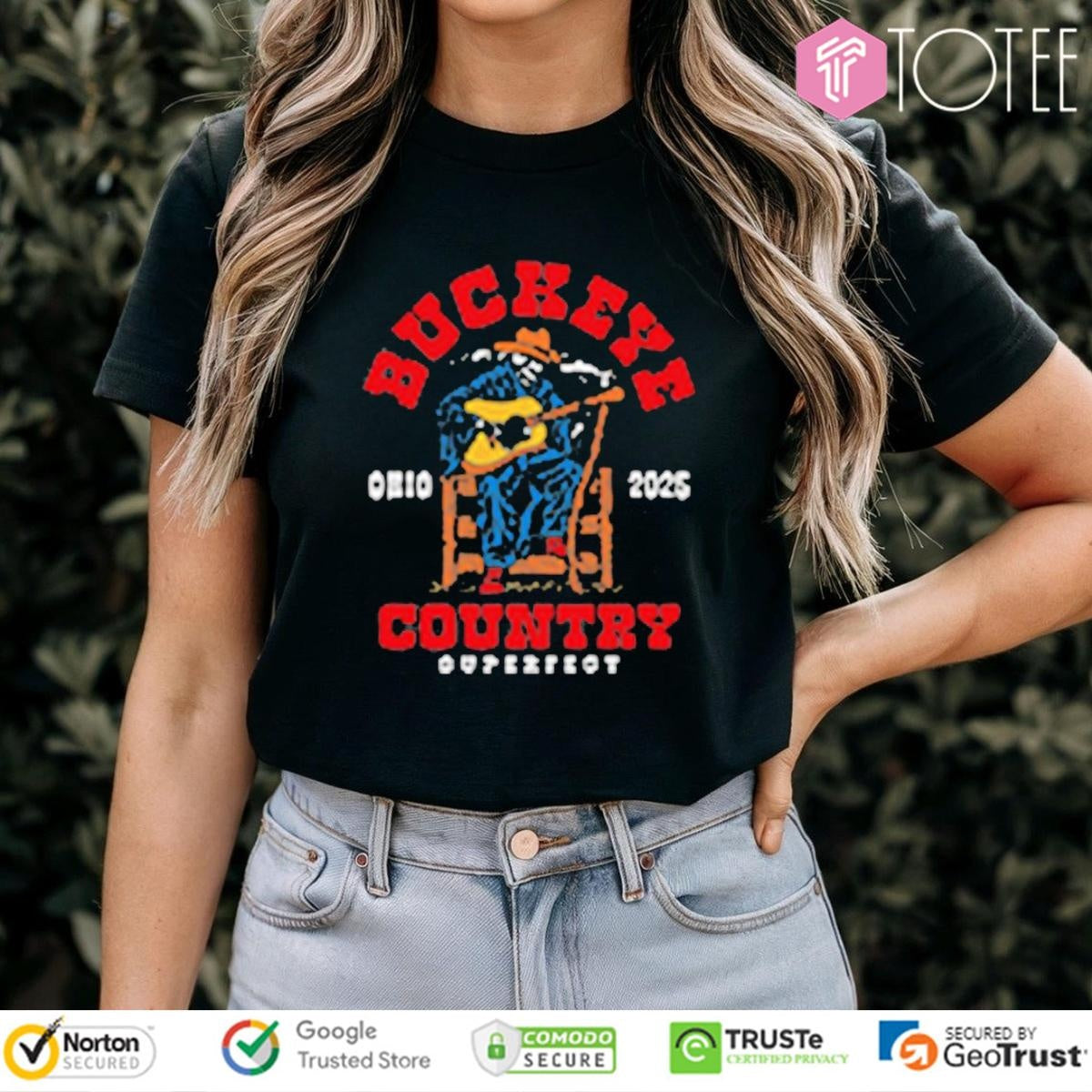 Buckeye Country Superfest Grim Reaper Guitar Ohio 2025 T-shirt
