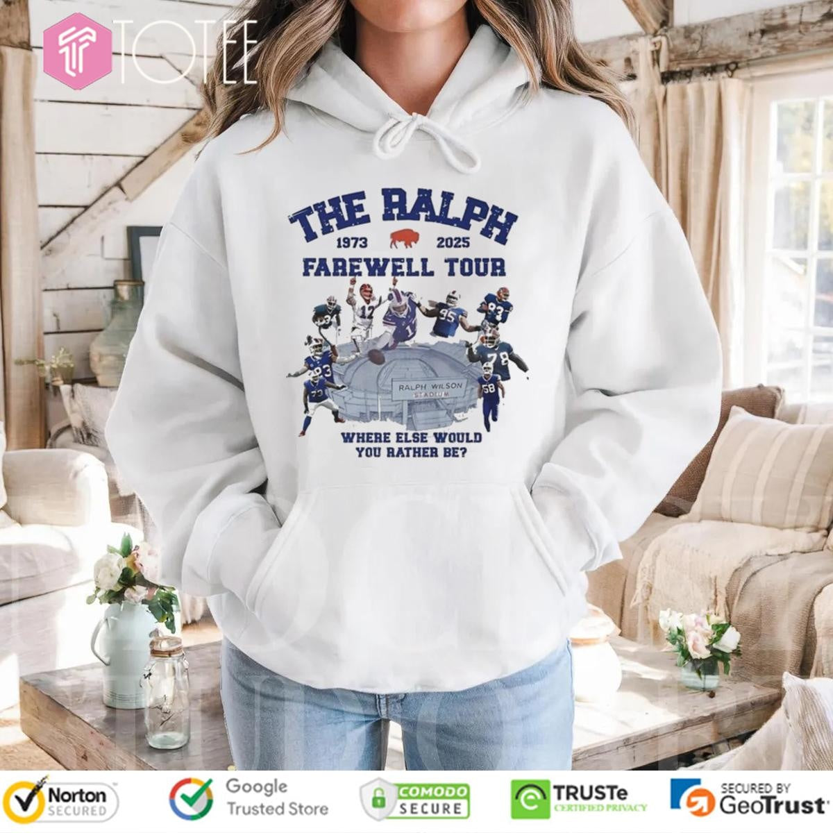 Buffalo Bills The Ralph Farewell Tour 2025 Where Else Would You Rather Be T-shirt