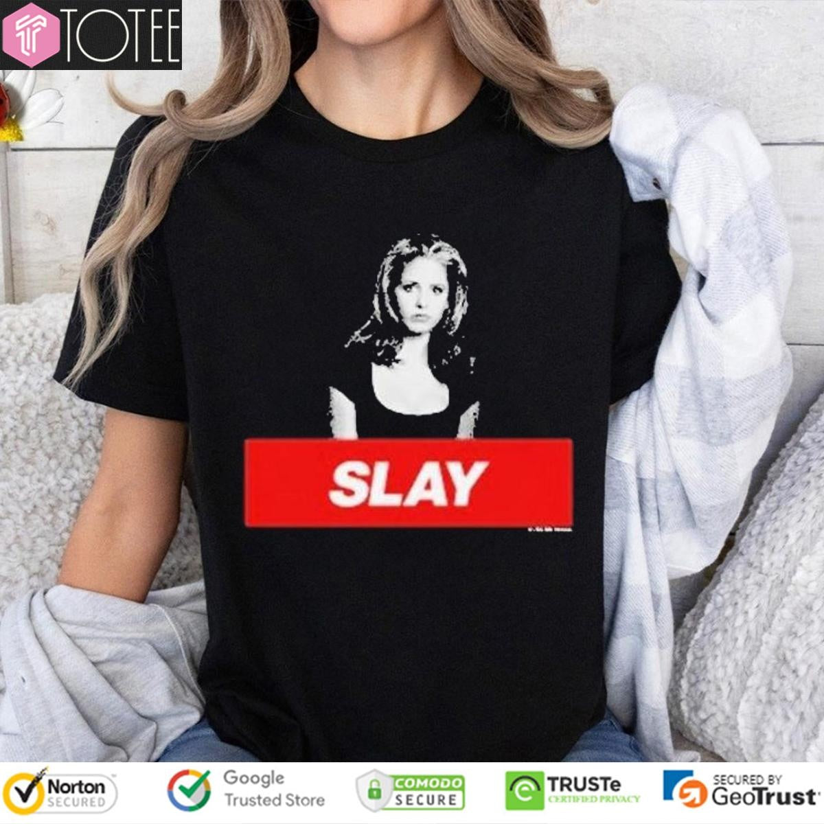 Buffy The Vampire Slayer Slay Photo Shirt