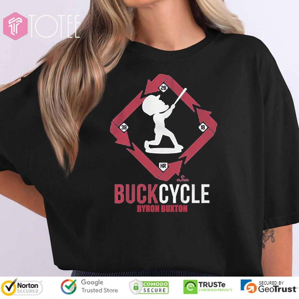 Byron Buxton Buckcycle Minnesota Twins Baseball T-shirt