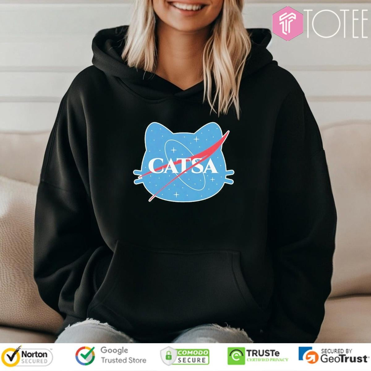 Catsa Parody Nasa Space Cat T-shirt