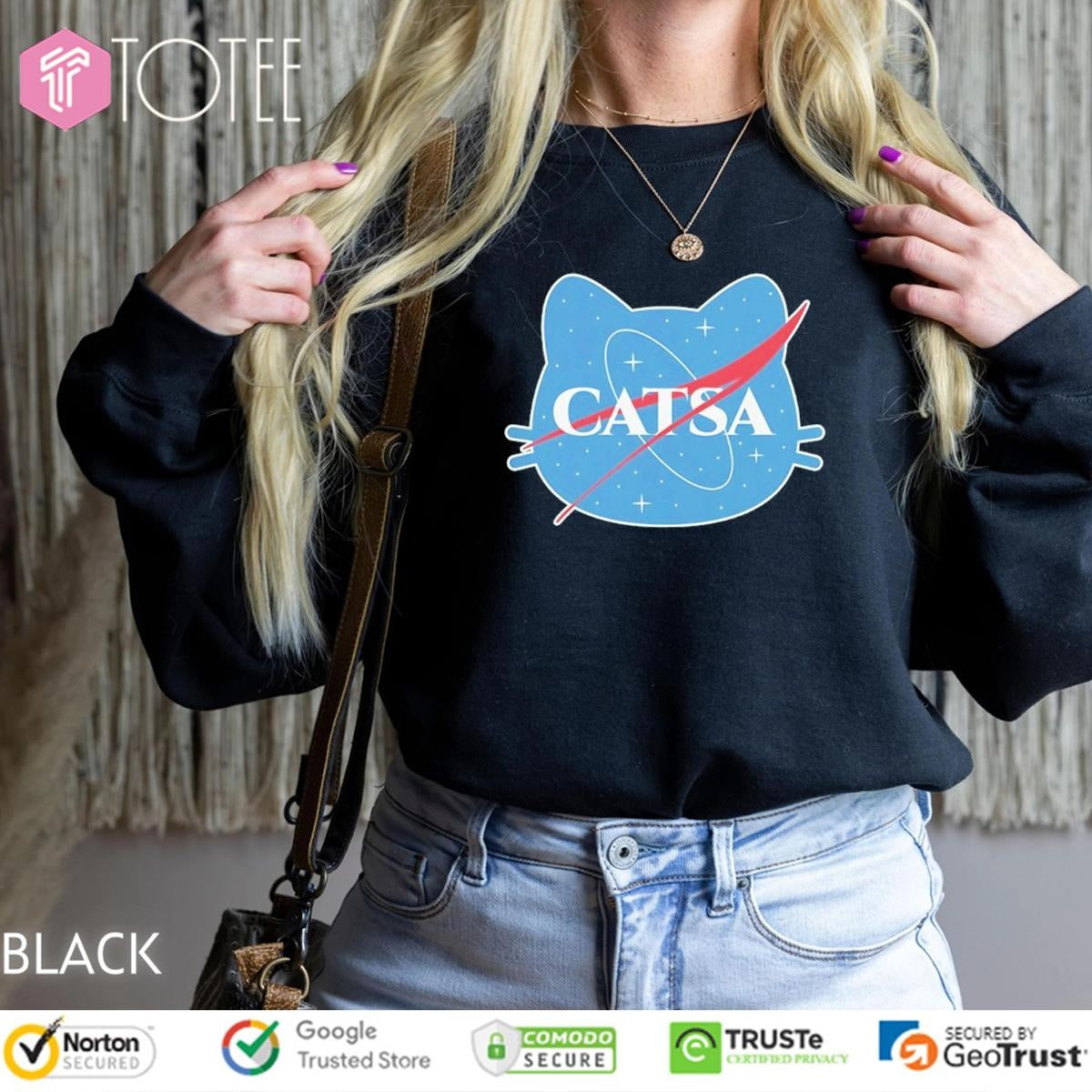 Catsa Parody Nasa Space Cat T-shirt