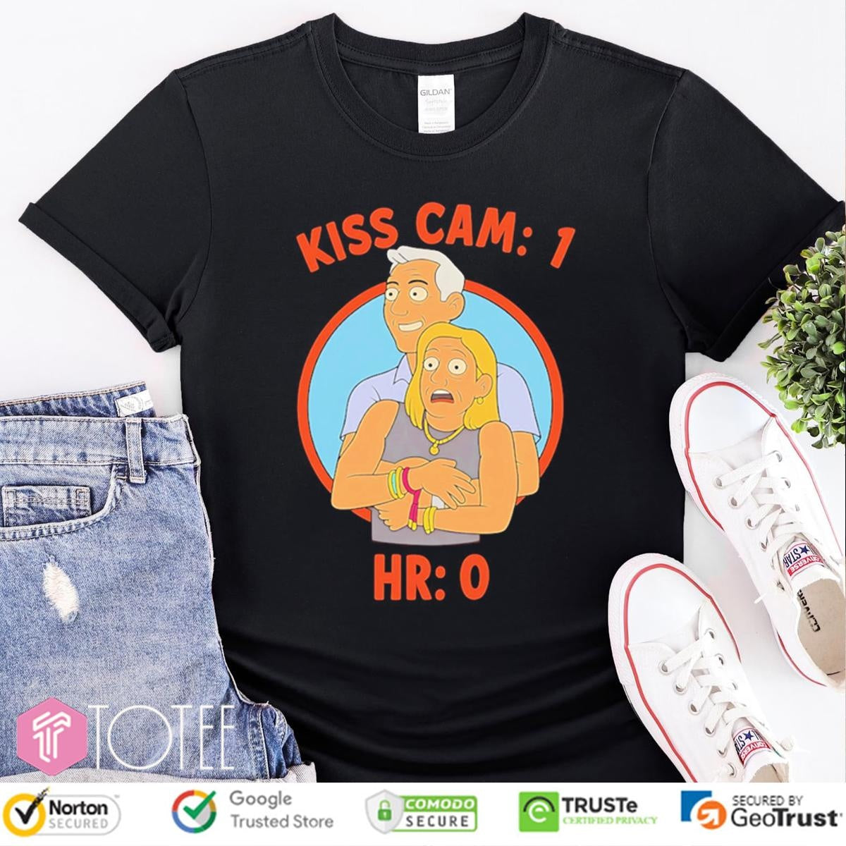 Caught On The Coldplay Kiss Cam 1-0 Ceo Hr T-shirt