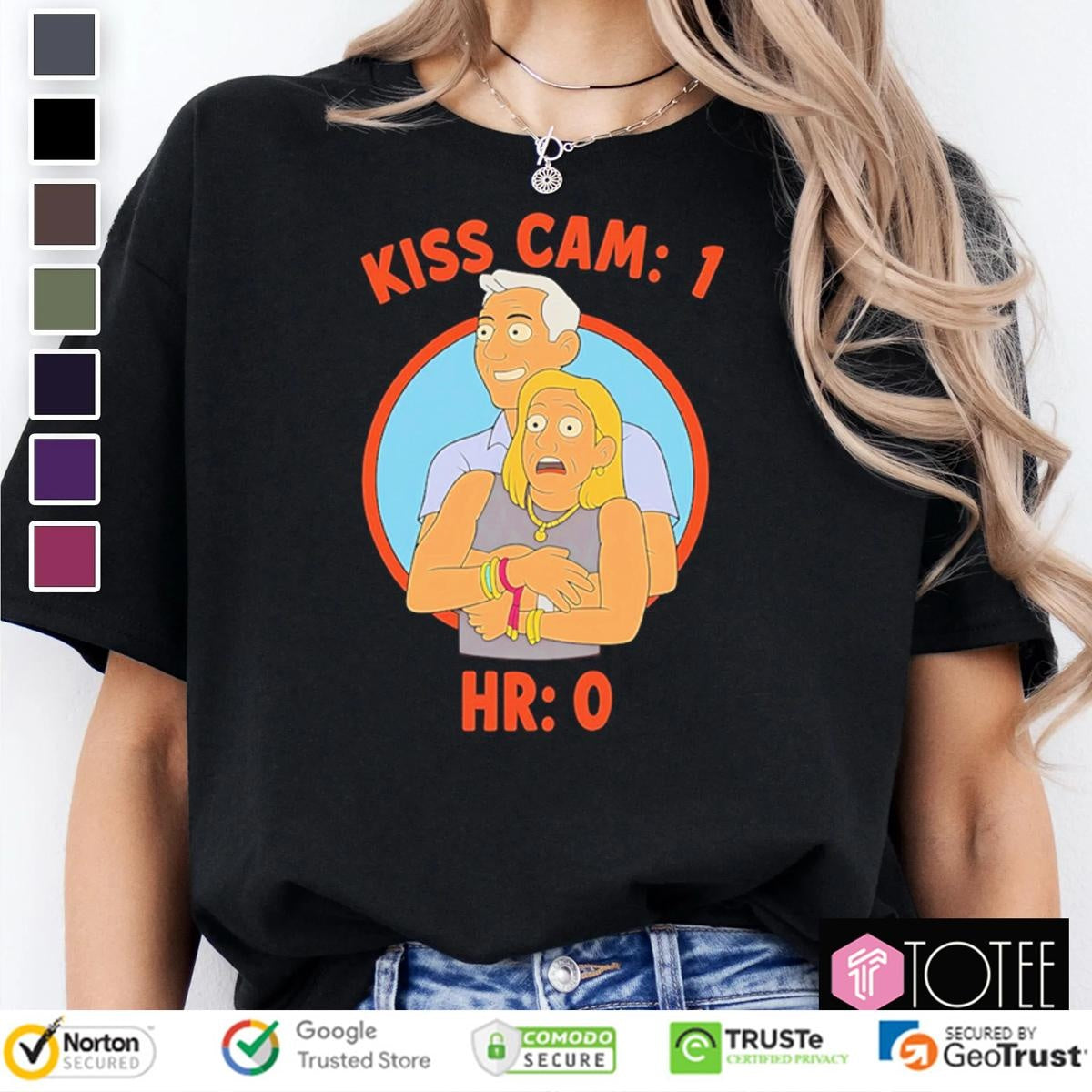 Caught On The Coldplay Kiss Cam 1-0 Ceo Hr T-shirt