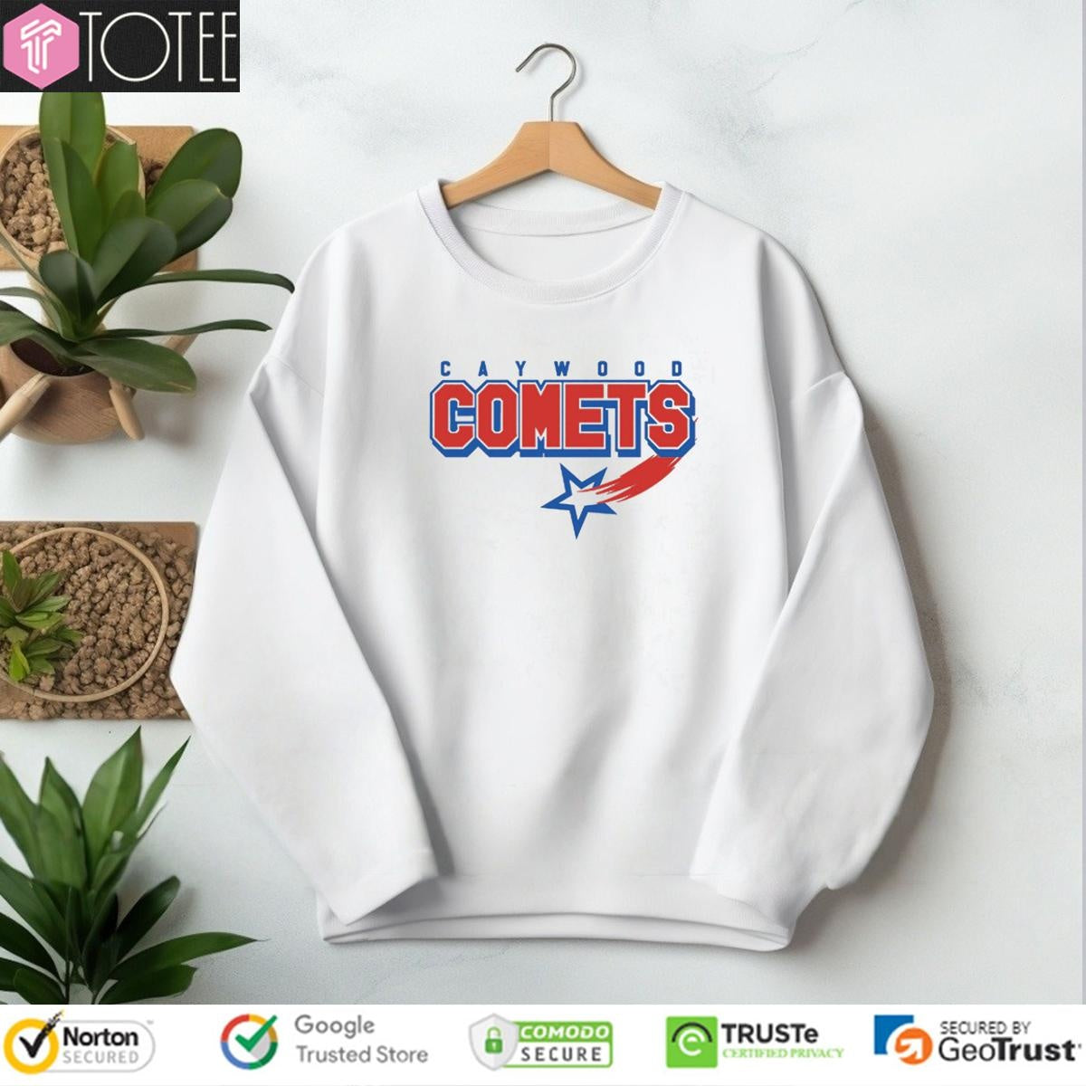 Caywood Comets Elementary School Logo T-shirt