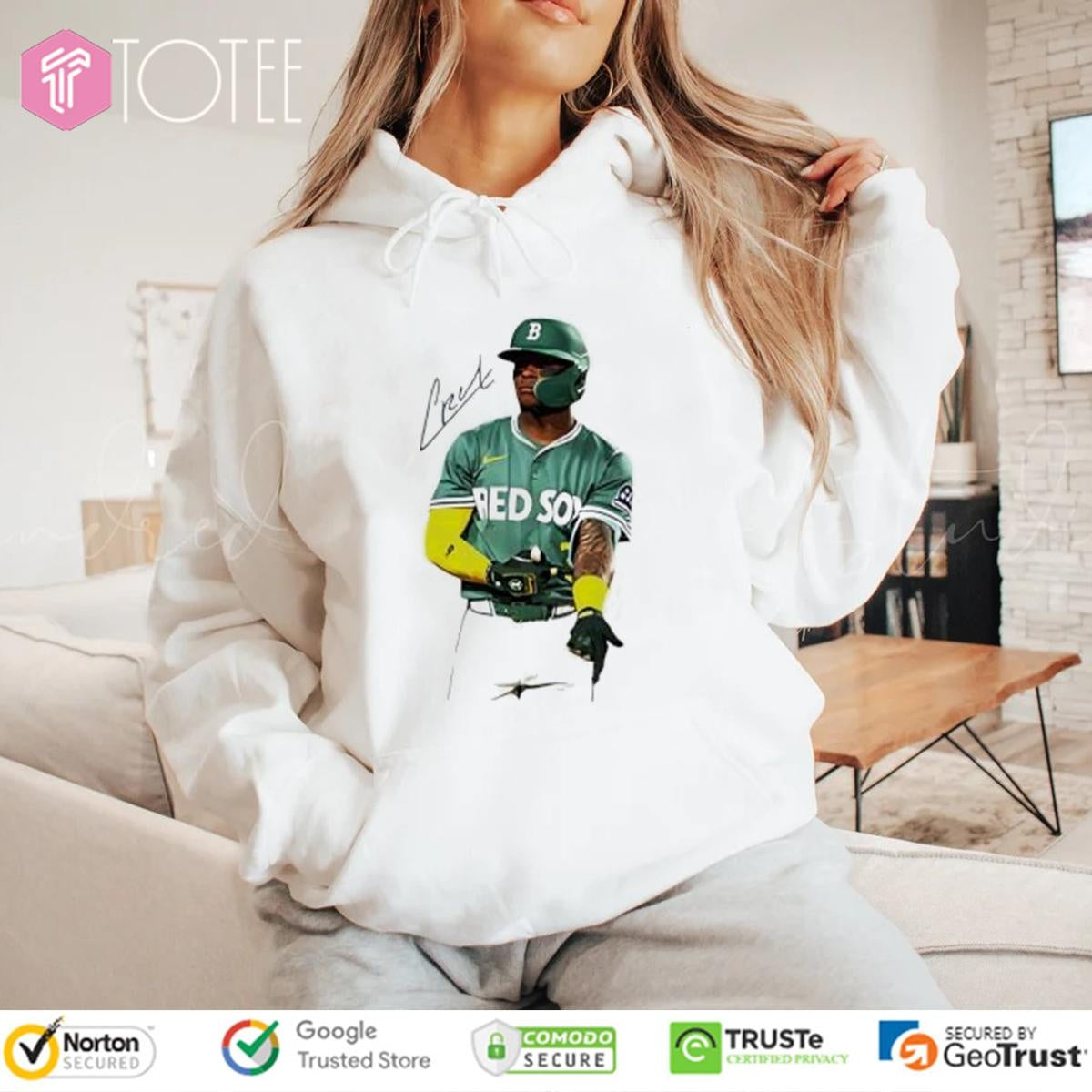 Ceddanne Rafaela Boston Red Sox Signature T-shirt