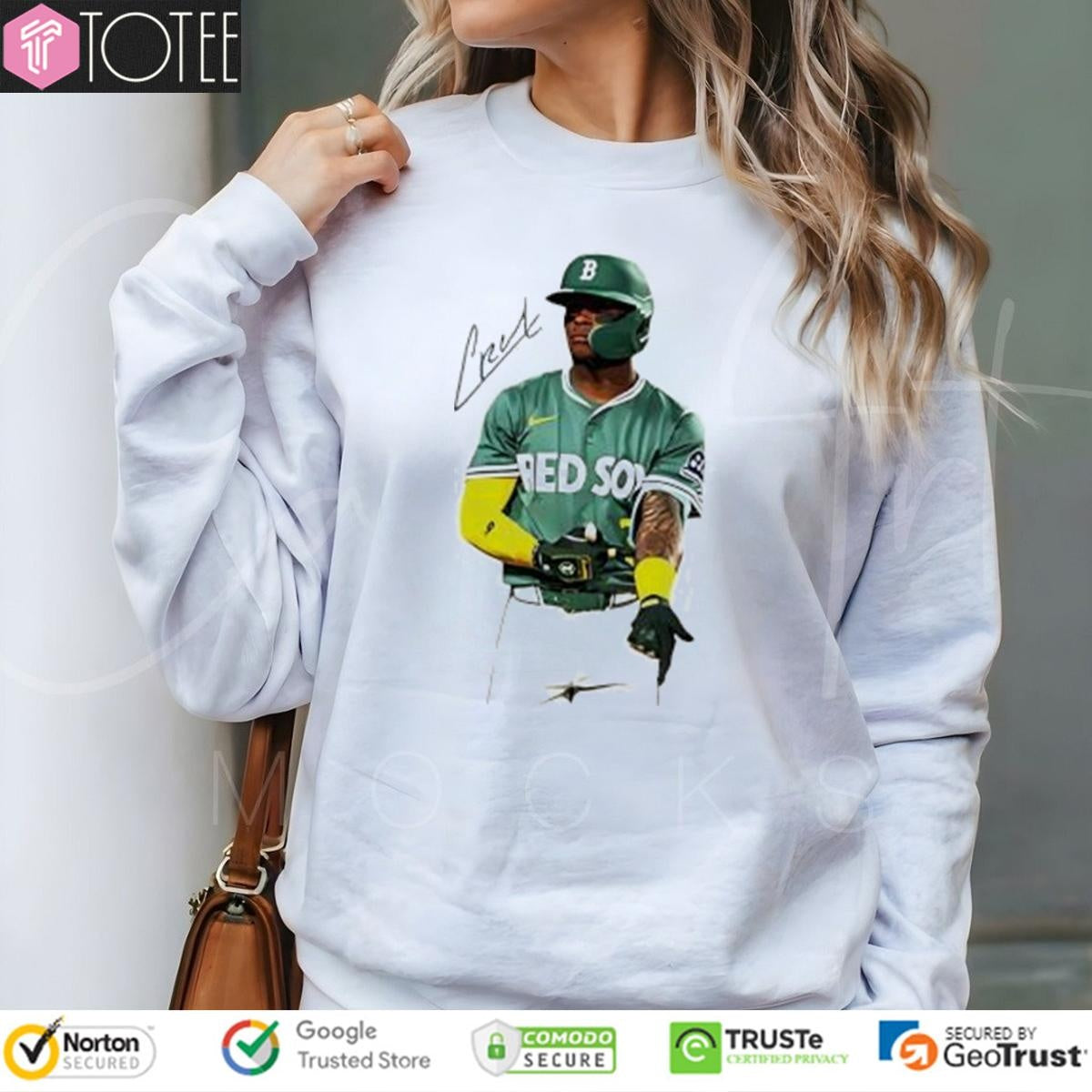 Ceddanne Rafaela Boston Red Sox Signature T-shirt