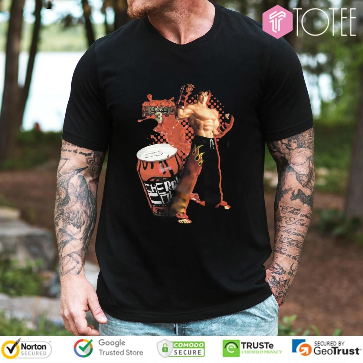 Cherry Coke X Jin Kazama Tekken T-shirt
