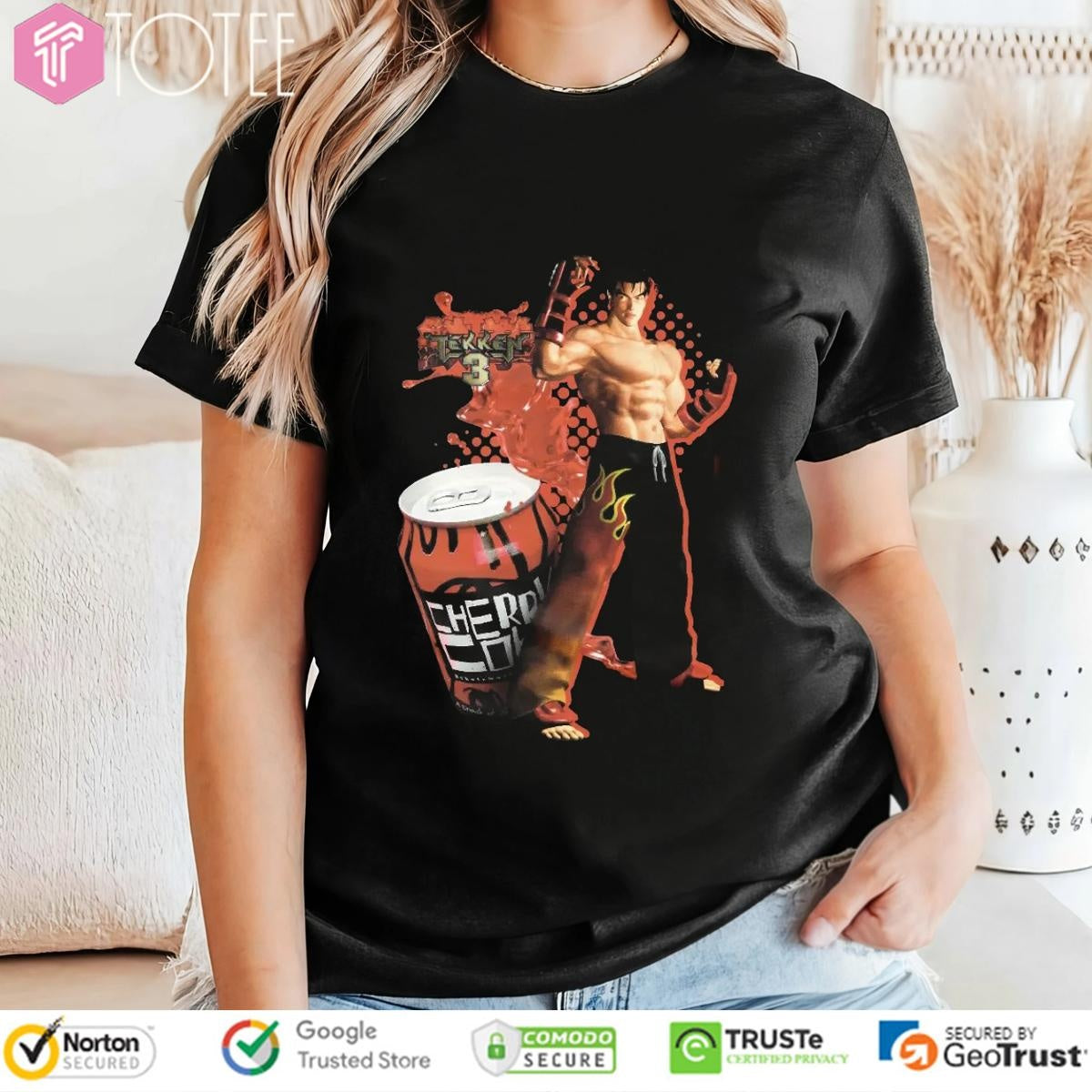 Cherry Coke X Jin Kazama Tekken T-shirt