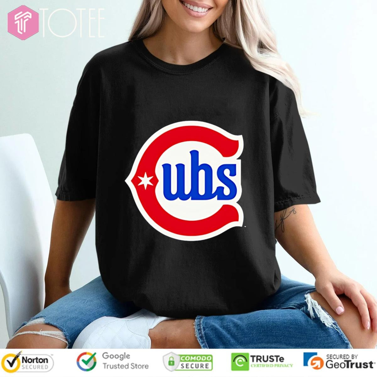 Chicago Cubs Alternate 2 Blues Logo T-shirt