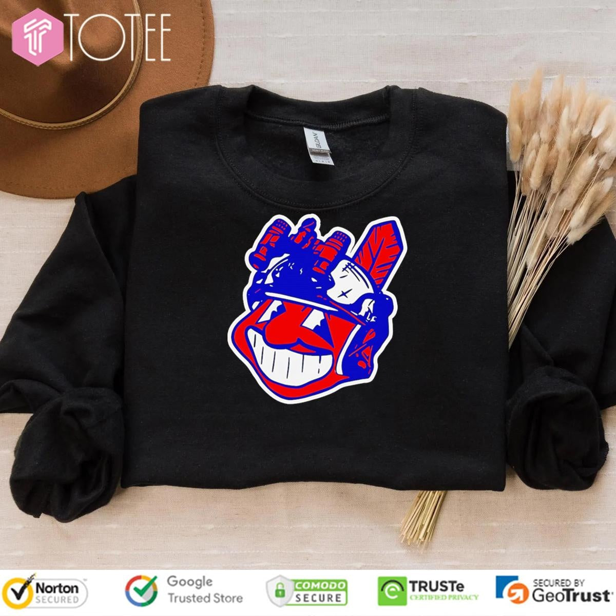 Chief Wahoo Tactical Gear Cleveland Indians Baseball T-shirt