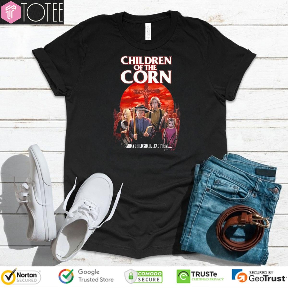 Children Of The Corn And A Child Shall Lead Them Horror Movie T-shirt