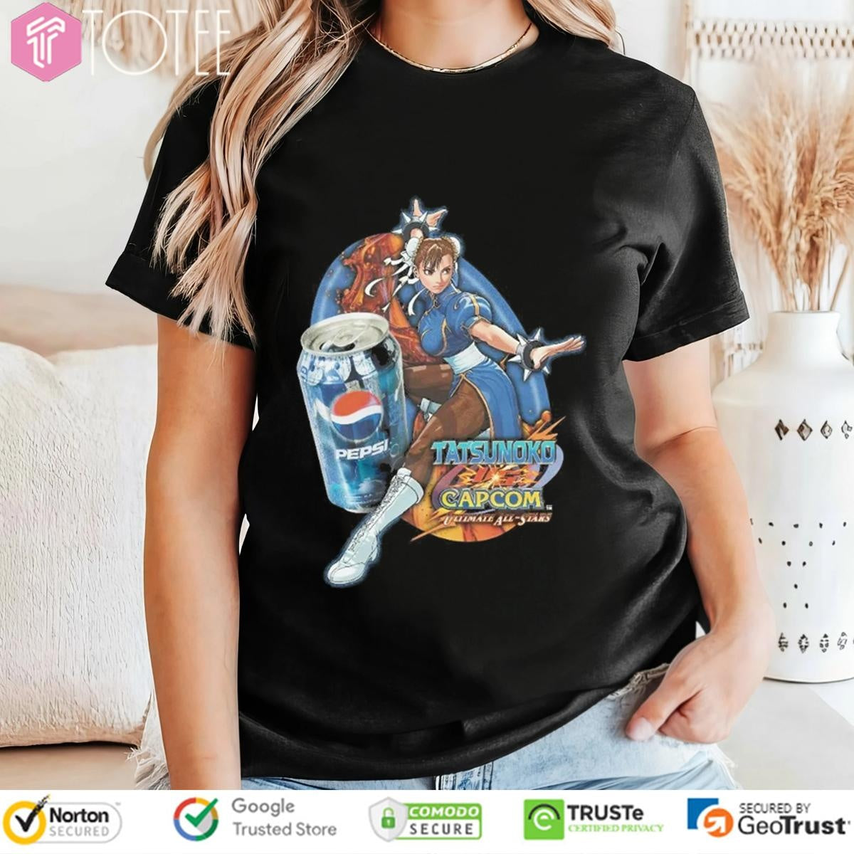 Chun Li Tatsunoko Vs Capcom Ultimate All-Stars Pepsi T-shirt