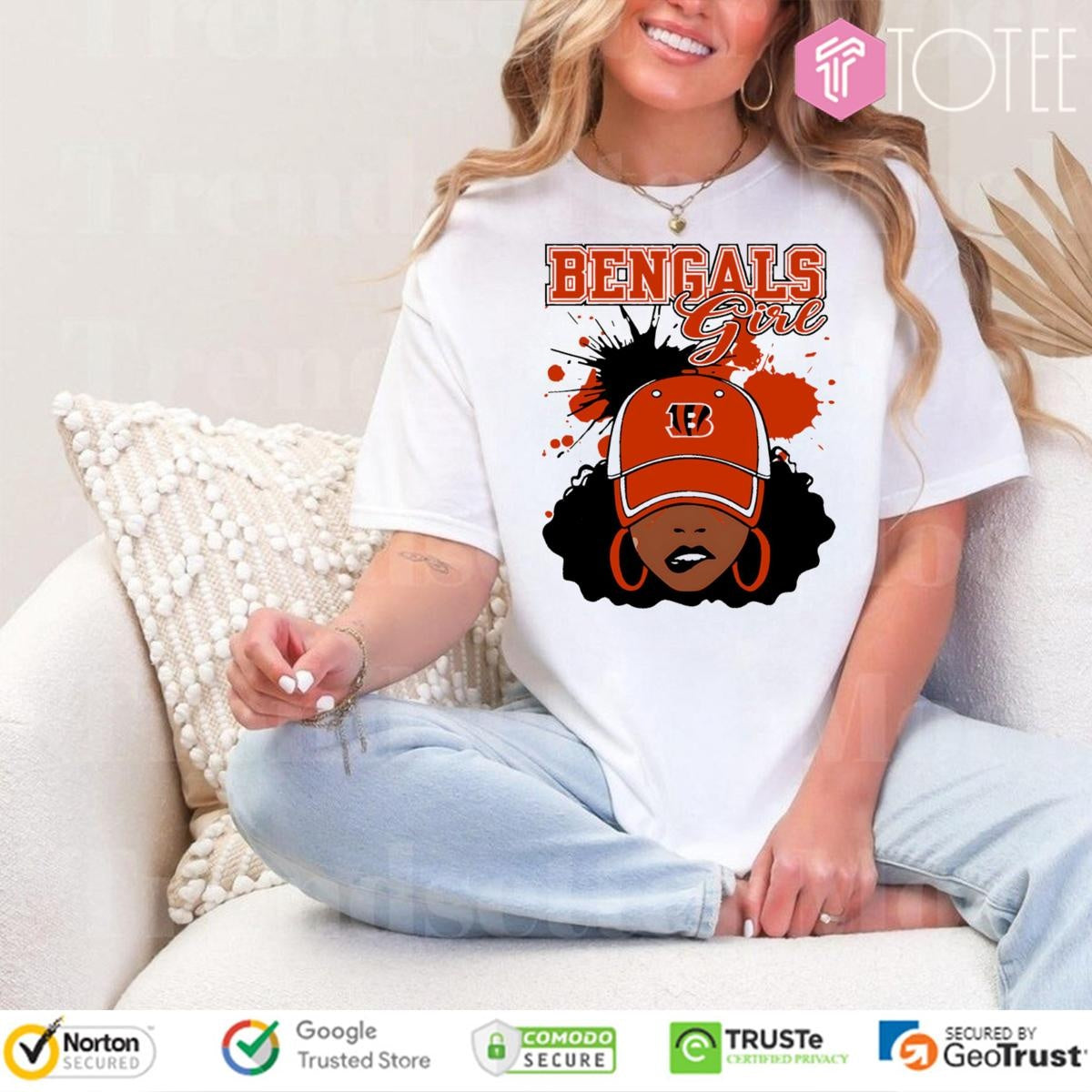 Cincinnati Bengals African Girl T-shirt
