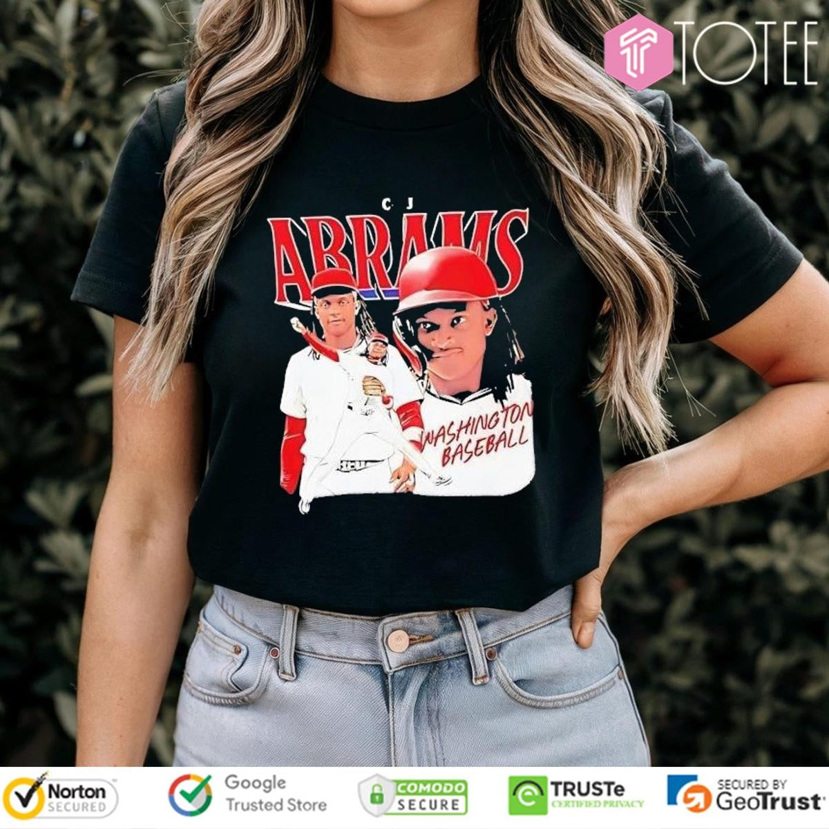 Cj Abrams Washington Nationals Baseball Shirt