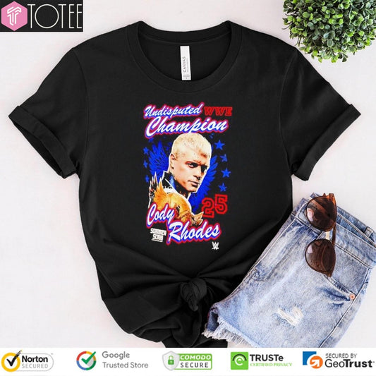 Cody Rhodes Undisputed Wwe Champion Summerslam 2025 T-shirt