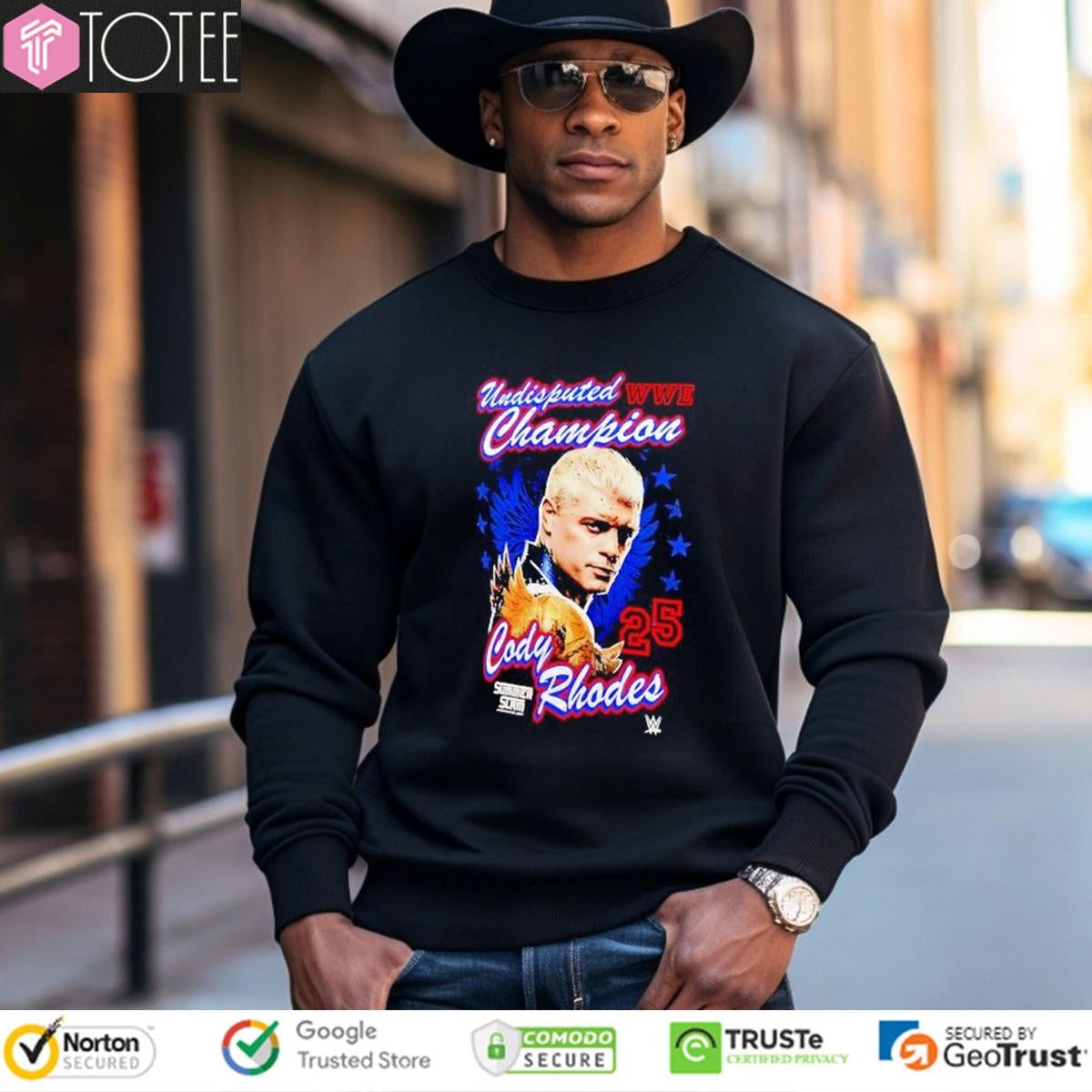 Cody Rhodes Undisputed Wwe Champion Summerslam 2025 T-shirt
