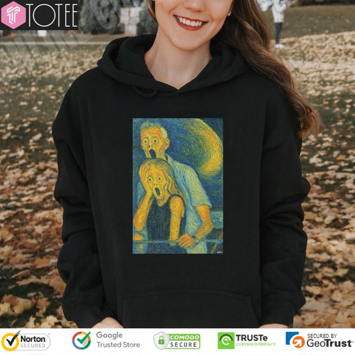 Coldplay Kiss Cam Ceo Hr Parody The Scream Edvard Munch T-shirt