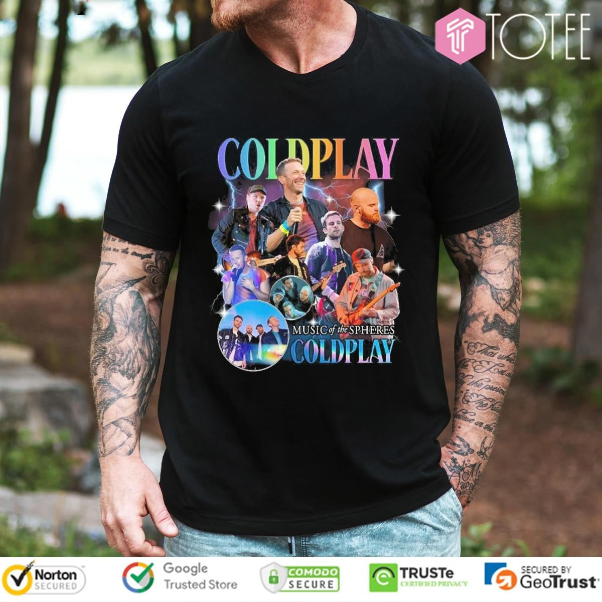 Coldplay Music Of The Spheres Bootleg T-shirt