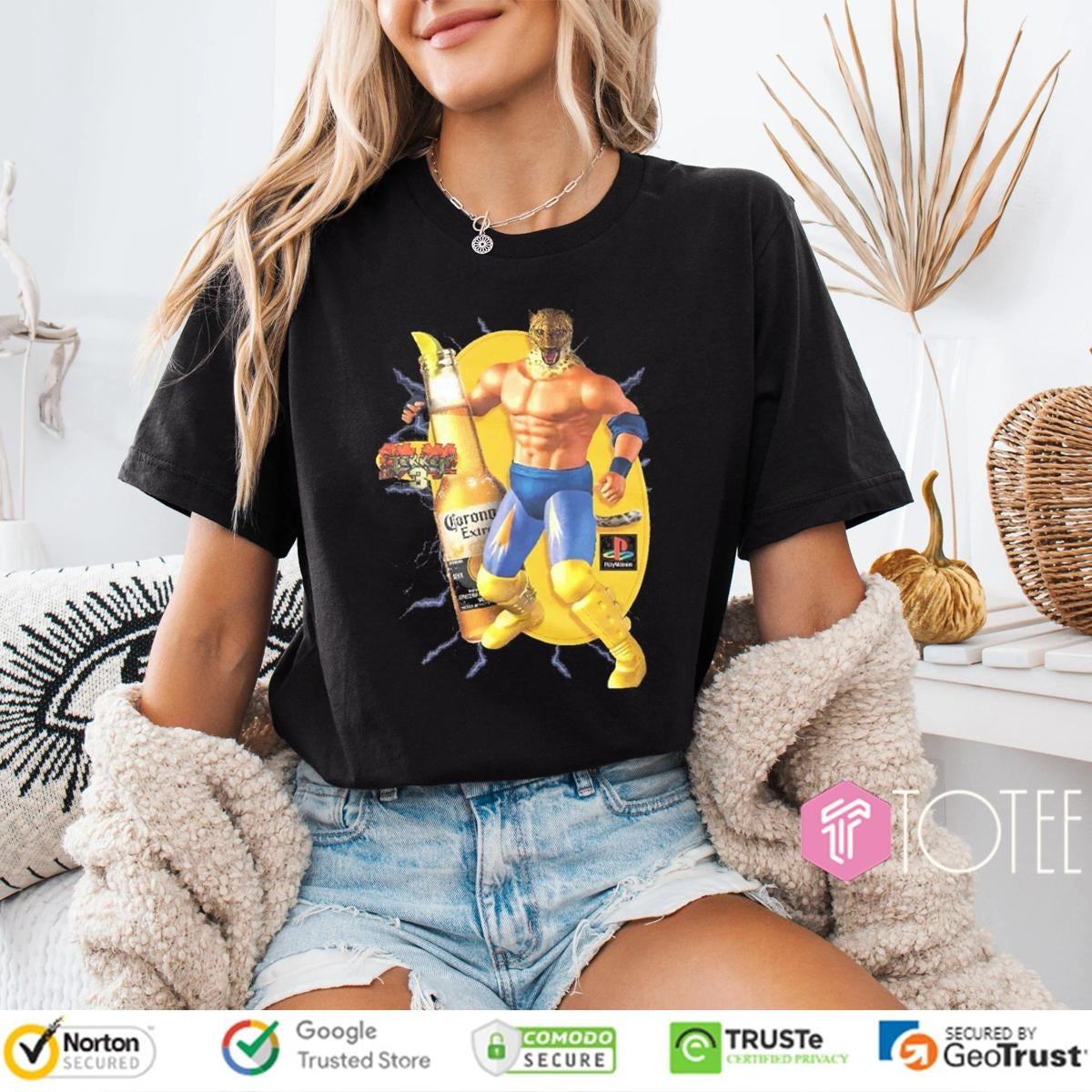 Corona Extra X King Tekken T-shirt