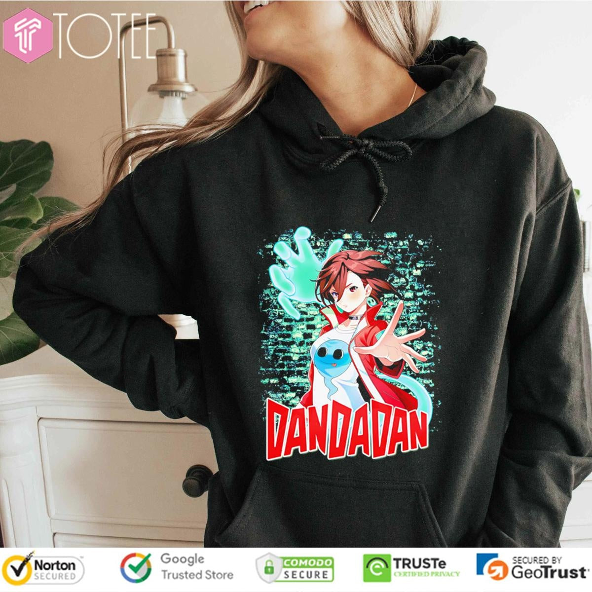 Dandadan Momo Ayase Red Jacket Anime Graphic T-shirt