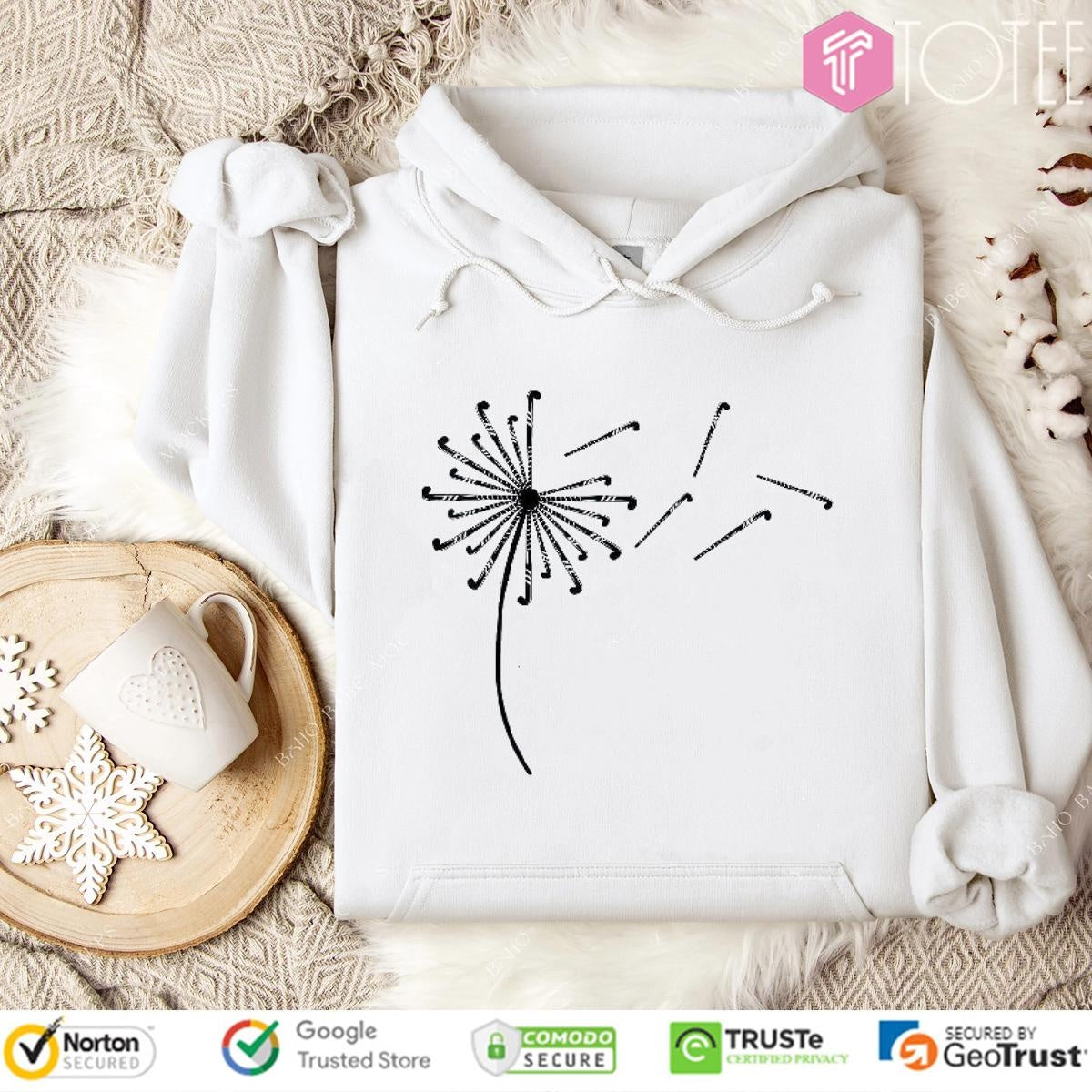 Dandelion Flower Hockey Stick T-shirt