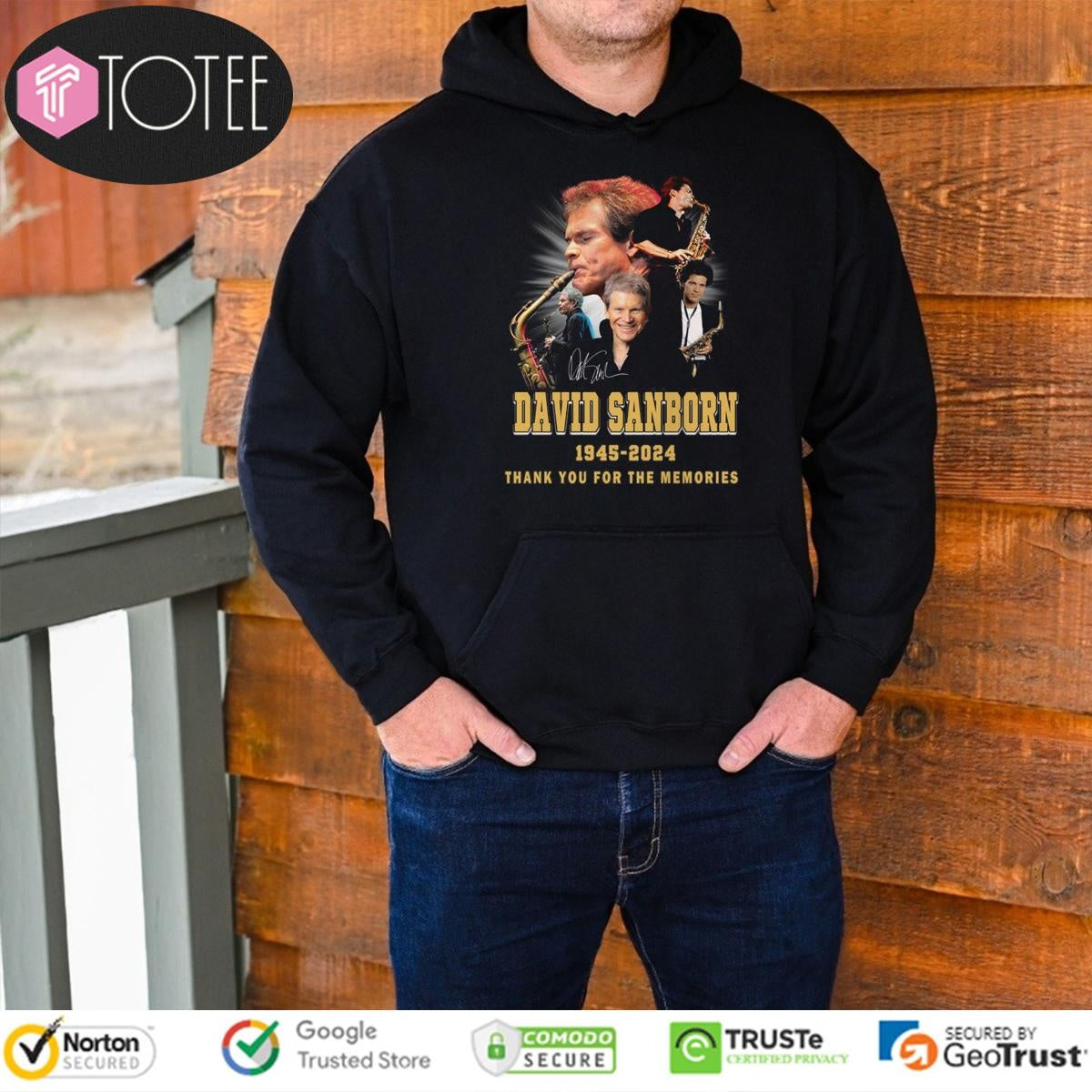 David Sanborn 1945-2024 Signature T-shirt