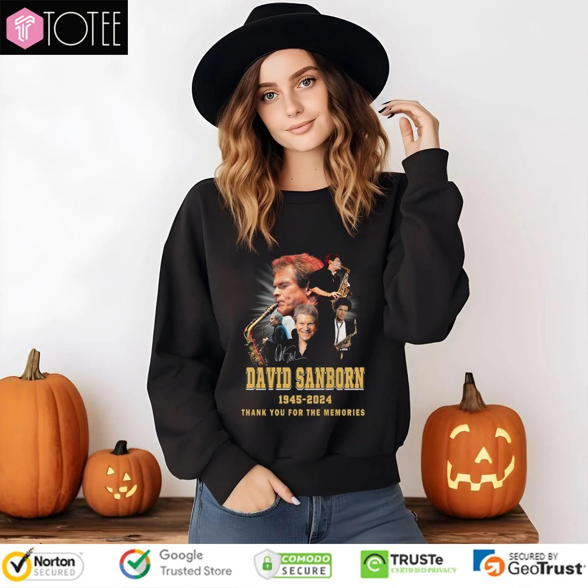 David Sanborn 1945-2024 Signature T-shirt