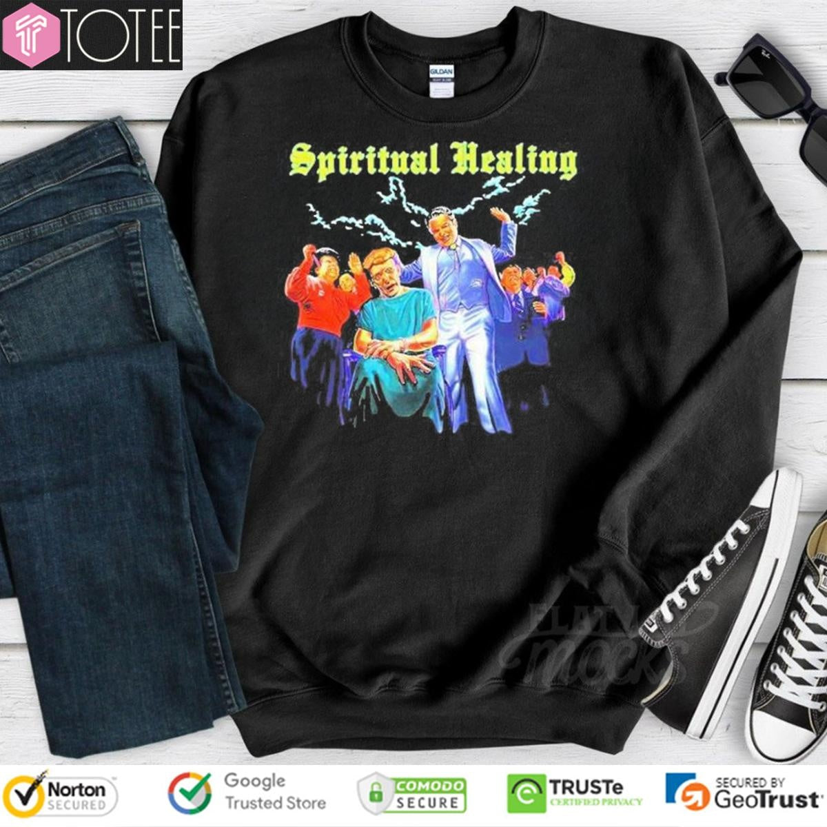 Death Spiritual Healing North American Tour 1990 T-shirt