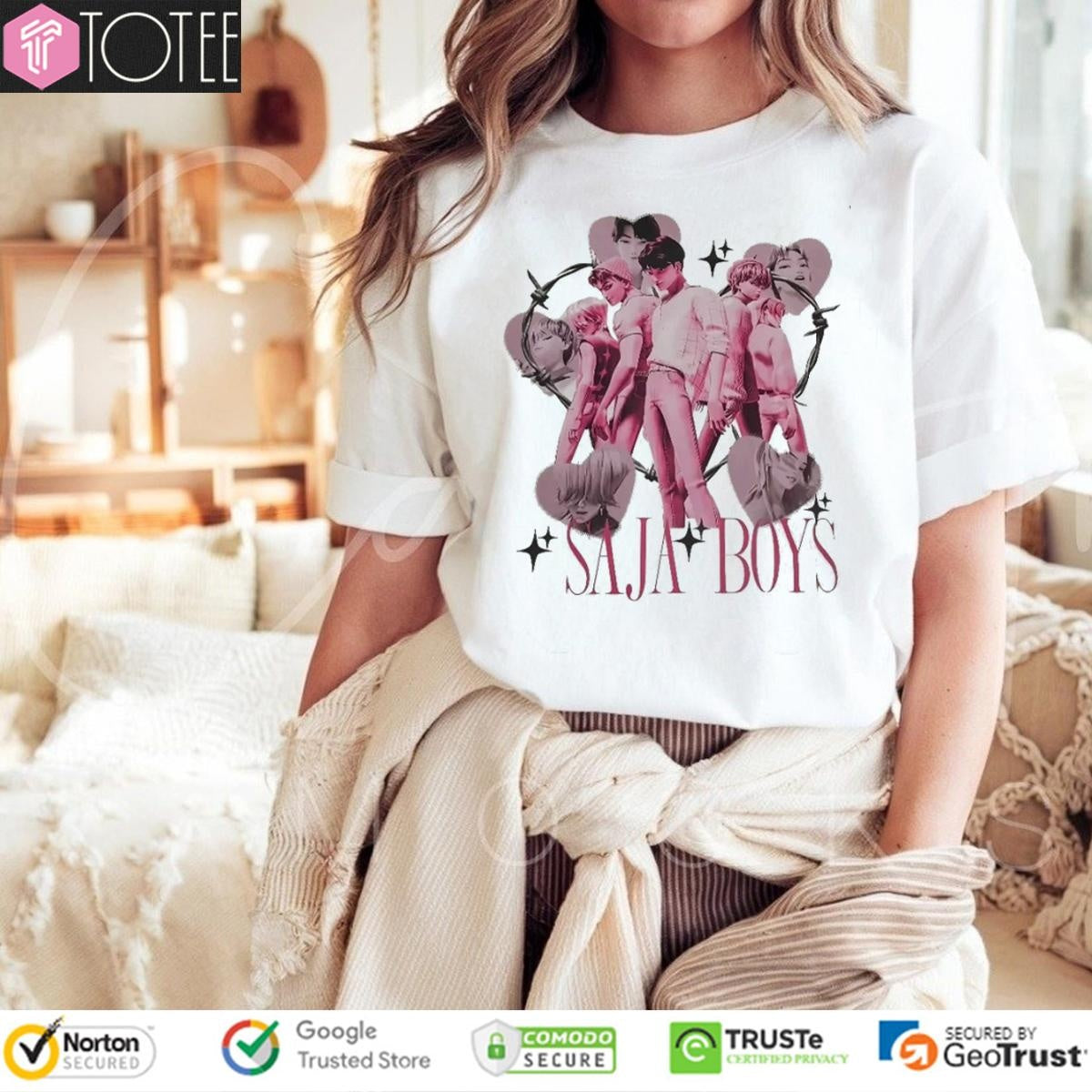 Demons Saja Boys Kpop Demon Hunters T-shirt