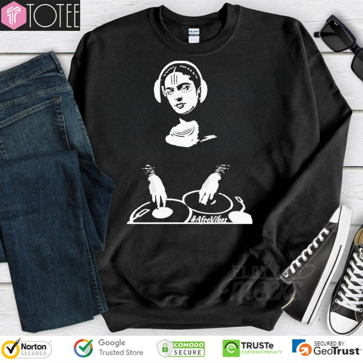 Disc Jockey Mona Lisa Dj T-shirt