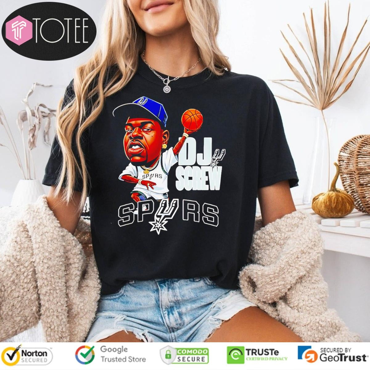 Dj Screw San Antonio Spurs T-shirt